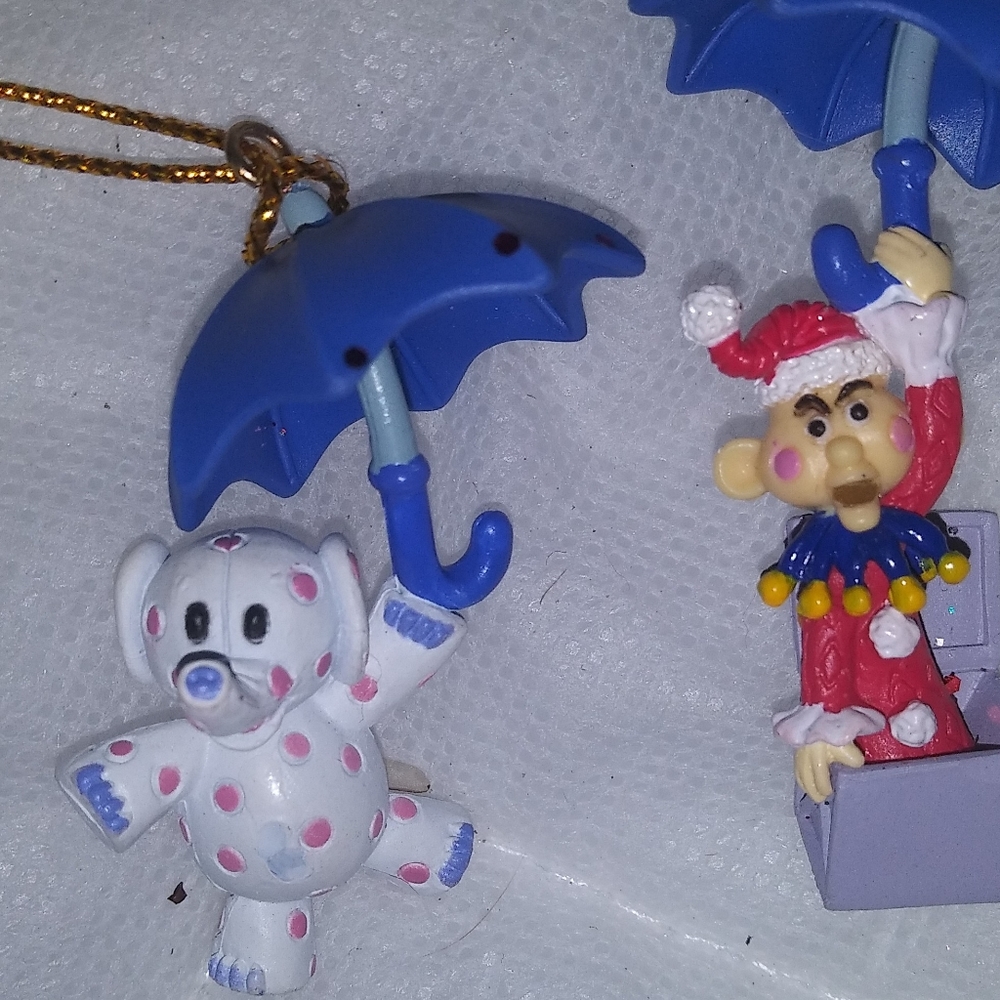 5 Rudolph The Island of Misfit Toys mini Christmas ornaments